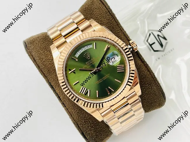 EW工場 2021新製品V2品 ロレックス デイデイト40mm 228235 18Kゴールド スーパーコピー代引き専門店!