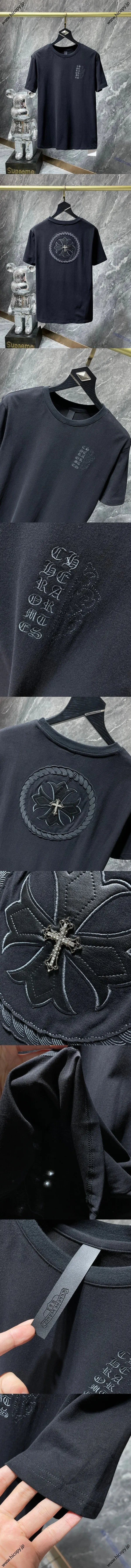 Chrome Hearts 25SS シルバーシール ヘビーディスク ショートスリーブTシャツ ブラック（Chrome Hearts 148）