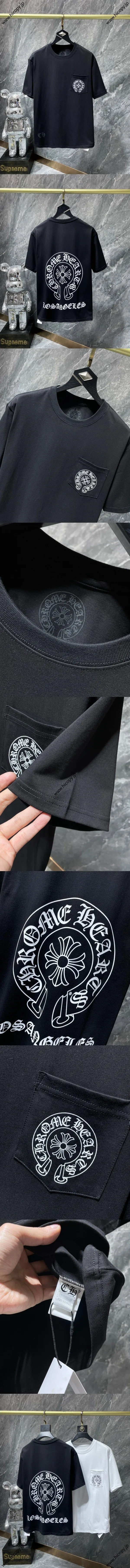 Chrome Hearts 25ss ラスベガスシティ限定 クラシック ホースシュー ショートスリーブTシャツ ブラック（Chrome Hearts 147）