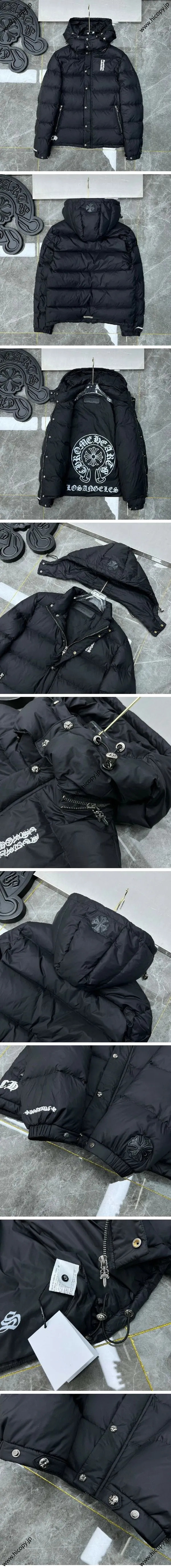 Chrome Hearts Dagger Pocket Down Jacket クロムハーツ ダガー ポケット ダウン ジャケット ブラック（Chrome Hearts 375）