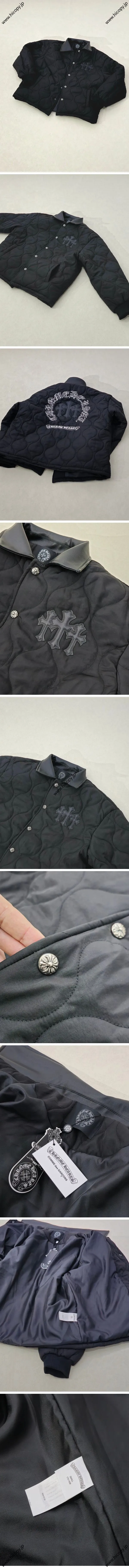 Chrome Hearts Cross Quilting Jacket クロムハーツ クロス キルティング ジャケット ブラック（Chrome Hearts 327）