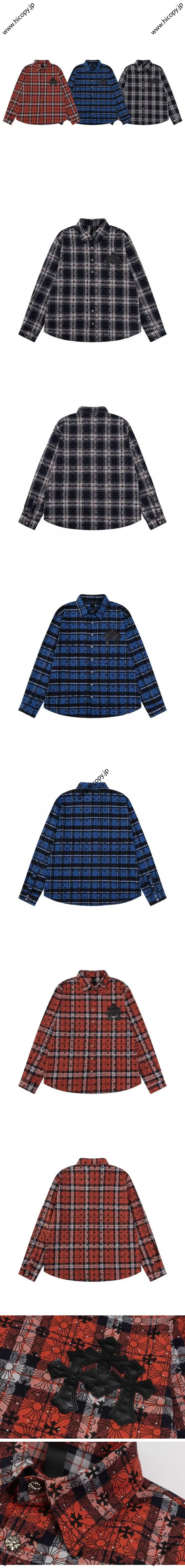 Chrome Hearts Cross Check Shirt クロムハーツ クロス チェック シャツ 2色（Chrome Hearts 328）