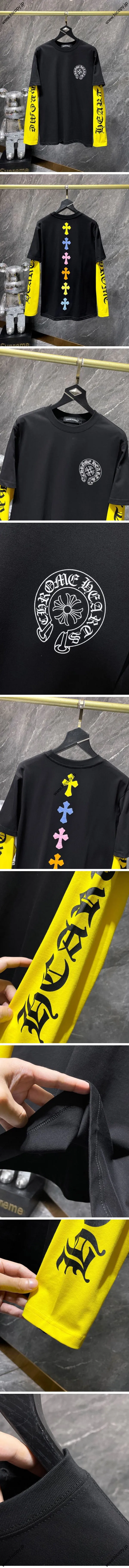 Chrome Hearts Horseshoe Layered L/S Tee クロムハーツ ホースシュー レイヤード L/S Tシャツ ブラック（Chrome Hearts 339）
