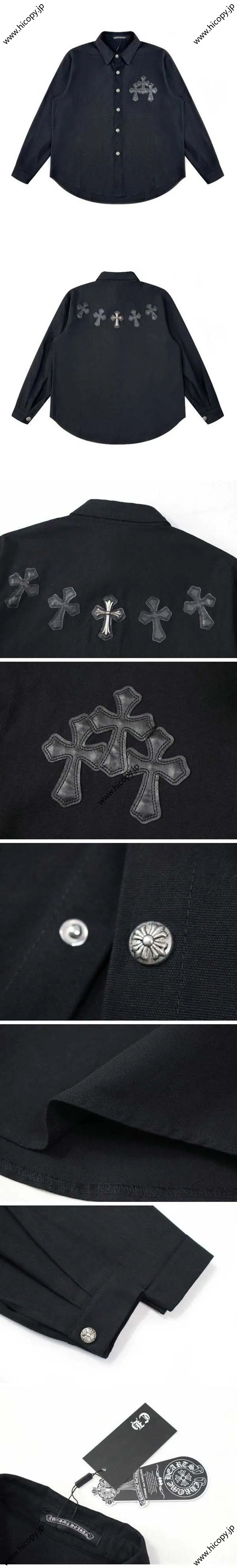 Chrome Hearts Cross Shirt クロムハーツ クロス シャツ ブラック（Chrome Hearts 459）