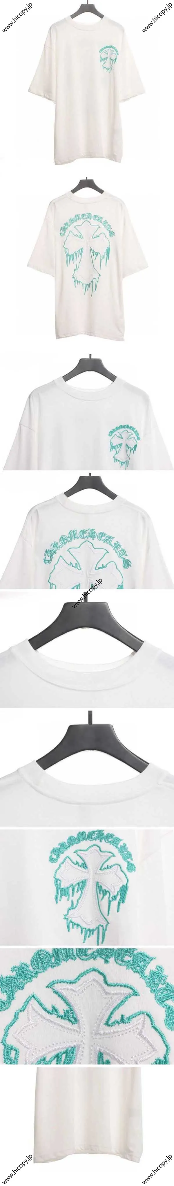 Chrome Hearts Driip Cross Tee クロムハーツ ドリップ クロス Tシャツ ホワイト（Chrome Hearts 437）