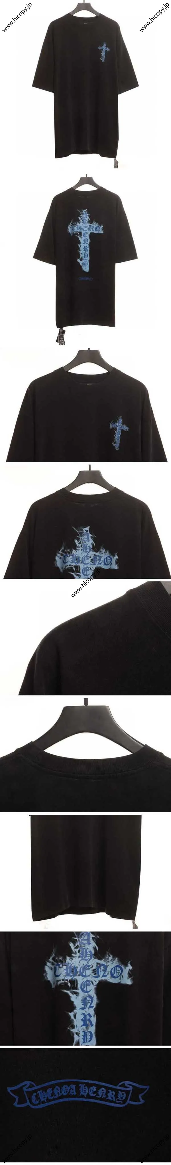 Chrome Hearts Fire Cross Tee クロムハーツ ファイアクロス Tシャツ ブラック（Chrome Hearts 430）
