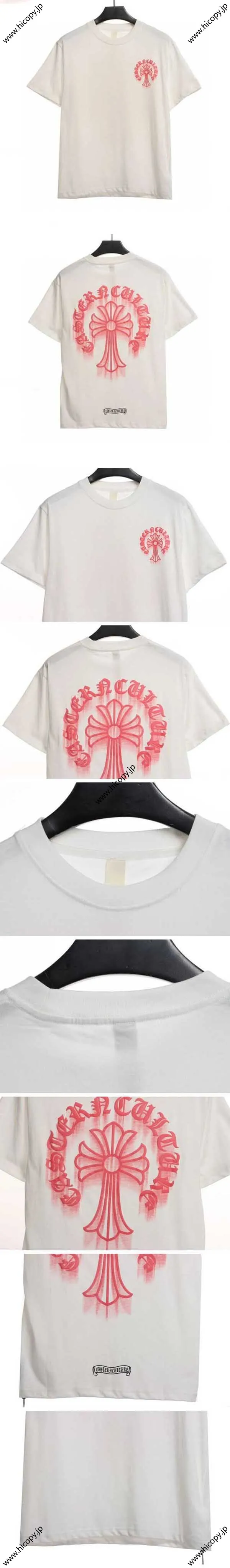 Chrome Hearts Blur Cross Tee クロムハーツ ブラー クロス Tシャツ ホワイト（Chrome Hearts 428）