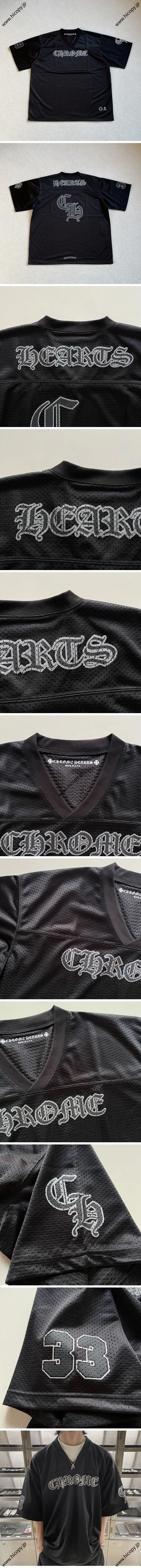Chrome Hearts Mesh Warm Jersey shirt クロムハーツ メッシュ ウォーム ジャージ シャツ ブラック（Chrome Hearts 115）