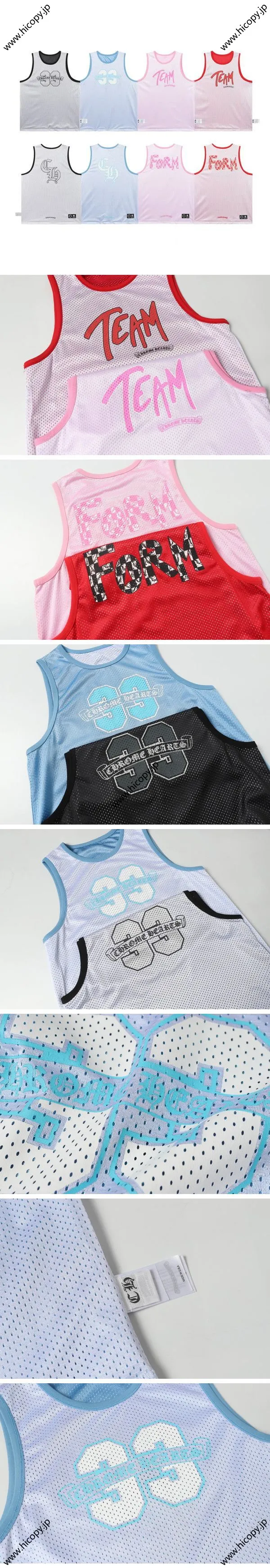 Chrome Hearts MattyBoy Reversible Basketball shirt クロムハーツ マッティーボーイ リバーシブル バスケットボールシャツ 4色（Chrome Hearts 324）