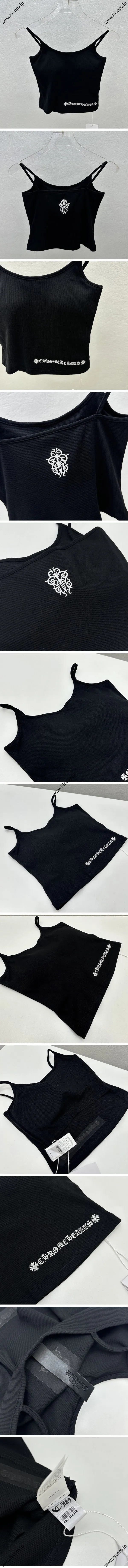 Chrome Hearts M Y Not Logo Camisole クロムハーツ M Y Not ロゴ キャミソール ブラック（Chrome Hearts 305）