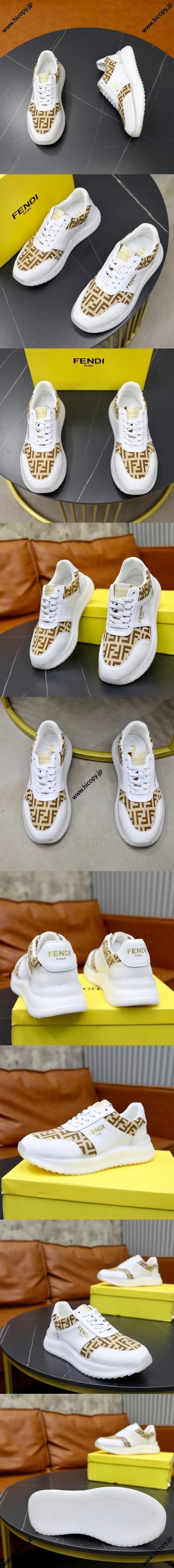 フェンディ ローファー ブラック スポーツ ランニングシューズ（FENDI 25）