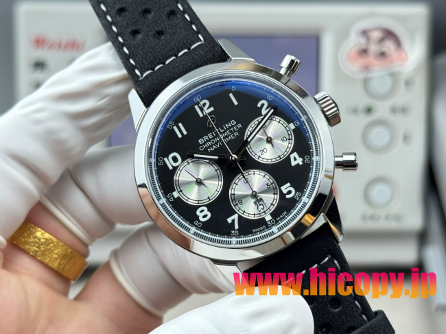 【新入荷】ブライティング ノヴィタイマー Ref. AB015212.BF26.743P.A20BA.1：ETA7750ムーブメント×ステンレスケース×ブラックダイヤル｜パイロット時計の伝統とモダンなスタイル