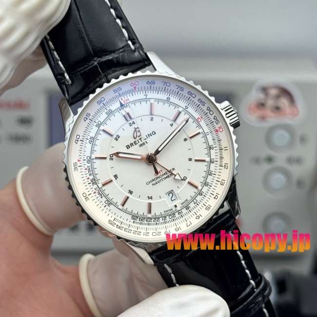 【新入荷】ブライティング ノヴィタイマー GMT Ref. A23322101B1A1：ETA7753ムーブメント×ステンレスケース×ホワイトダイヤル｜GMT機能搭載のクラシックなパイロット時計