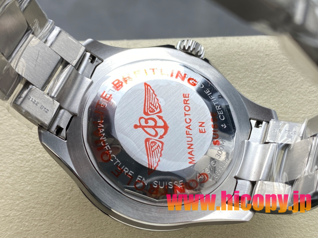【新入荷】ブライティング スーパーオーシャン モーシャル Ref. AB2010121G1B1：グリーン×ブルー渐变ダイヤル×高光セラミックベゼル×ステンレススチールベルト｜300m防水?海鷨(ST2824)ムーブメント搭載のダイナミックな潜水時計