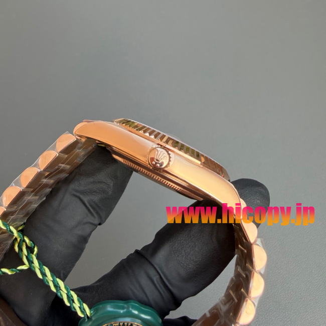 【CBD工場】ロレックス デイデイト 40 228235 オリーブグリーンダイヤル ローズゴールド —— 最強 Cal.3255 ムーブメント搭載（メッキ剥がれ保証付）