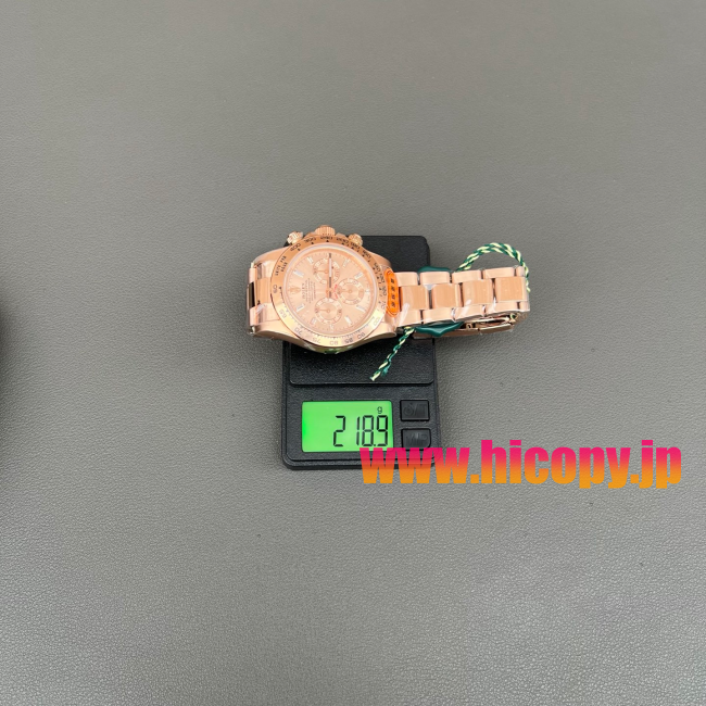 【CBD工場】ロレックス コスモグラフ デイトナ 116505 ピンクサテンダイヤル —— 最強 Cal.4130 ムーブメント搭載（メッキ剥がれ保証付）