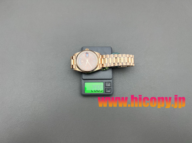 【CBD工場】ロレックス デイデイト 40 228235 ブラウンダイヤル —— フルーテッドベゼル＆最新 Cal.3255 ムーブメント搭載（メッキ剥がれ保証付）