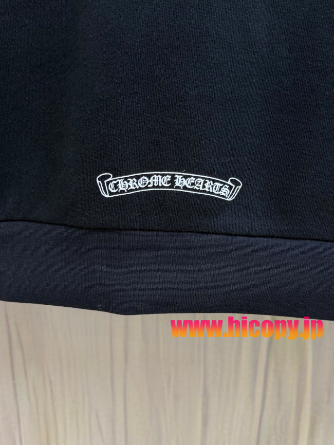 【Chrome Hearts】クロムハーツ ST.barth限定 プルオーバーパーカー ブラック 450g裏起毛 ゴシックロゴ刺繍 稀少アイテム