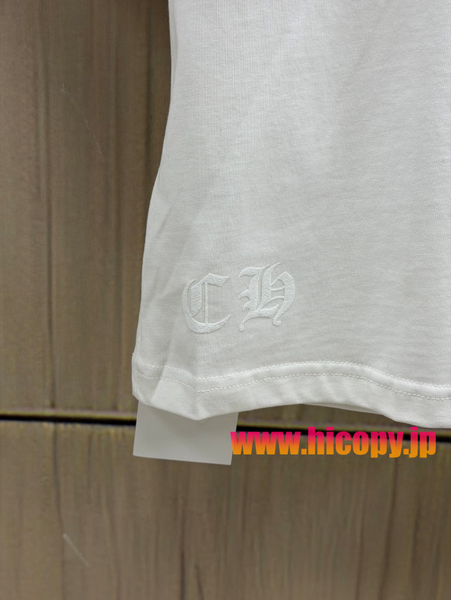 【Chrome Hearts】クロムハーツ ASPENシティ限定 ロングスリーブTシャツ ホワイト バタフライプリント 32番手双糸コットン 稀少アイテム
