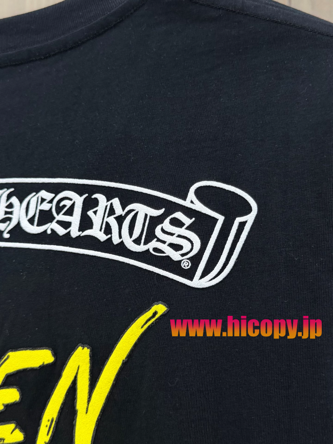 【Chrome Hearts】クロムハーツ ASPENシティ限定 ロングスリーブTシャツ ブラック バタフライプリント 32番手双糸コットン 稀少アイテム