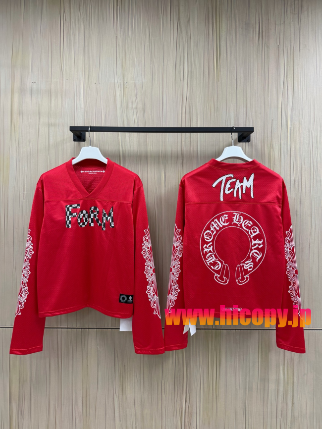 【Chrome Hearts x Matty Boy】クロムハーツ マッティボーイ コラボ アイスホッケージャージ グリーン×イエロー メッシュ Vネック 240g高密速乾 稀少アイテム