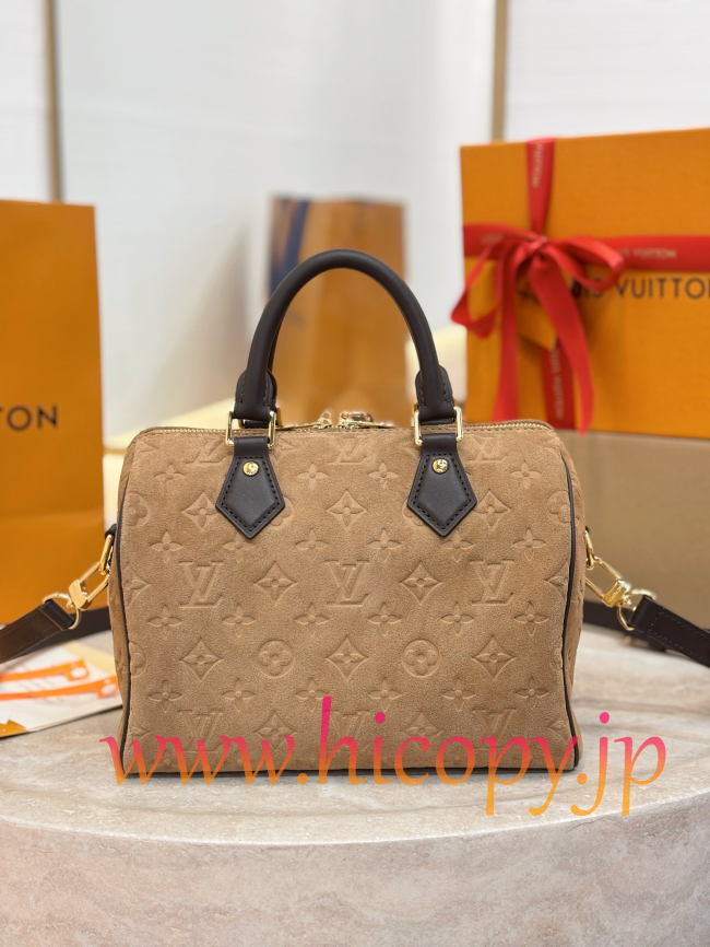 ルイ?ヴィトン Louis Vuitton Speedy Bandoulière 25 M2A383 Back to School コレクション モノグラムエンボススエードレザー 2WAY ハンドバッグ