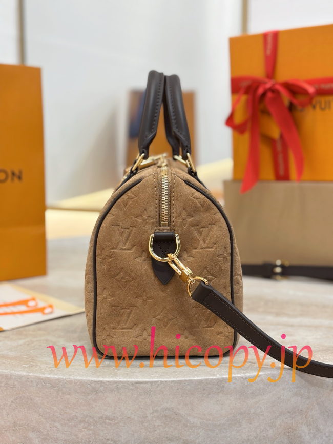 ルイ?ヴィトン Louis Vuitton Speedy Bandoulière 25 M2A383 Back to School コレクション モノグラムエンボススエードレザー 2WAY ハンドバッグ