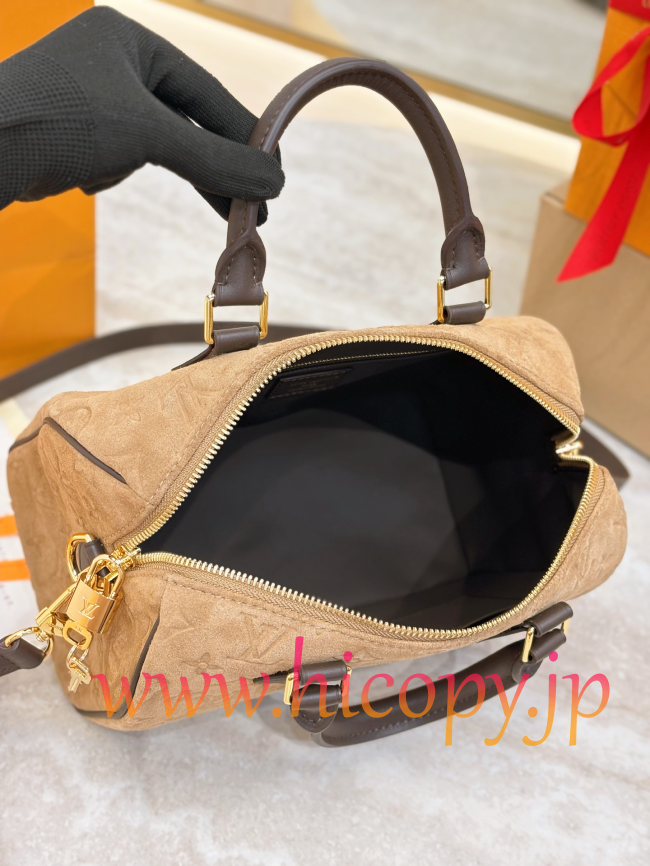ルイ?ヴィトン Louis Vuitton Speedy Bandoulière 25 M2A383 Back to School コレクション モノグラムエンボススエードレザー 2WAY ハンドバッグ