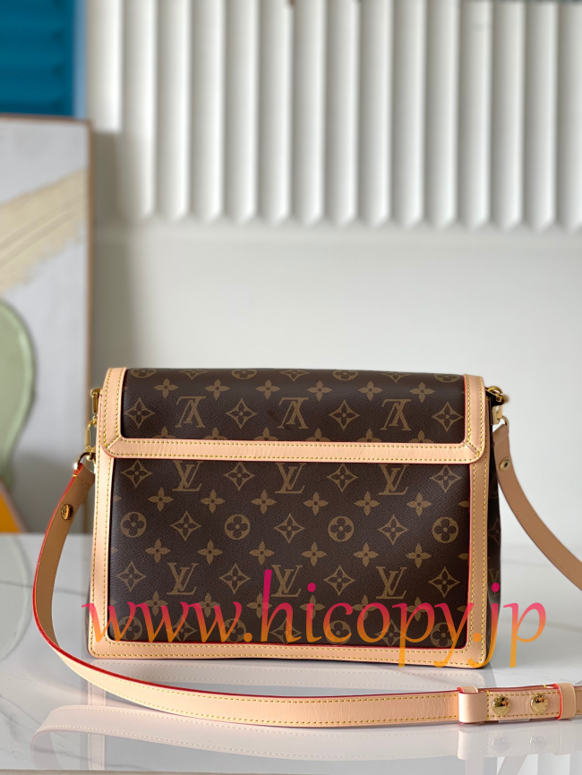 ルイ?ヴィトン Louis Vuitton M47149 モノグラム フラップバッグ ナチュラルレザートリム 2WAY ショルダーバッグ
