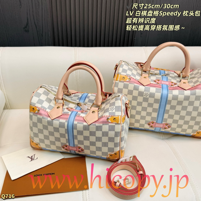 ルイ?ヴィトン Louis Vuitton Speedy ホワイトダミエ マルチカラーパッチワーク 2WAY ハンドバッグ ピロー型ボストンバッグ