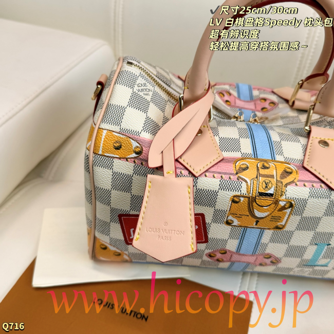 ルイ?ヴィトン Louis Vuitton Speedy ホワイトダミエ マルチカラーパッチワーク 2WAY ハンドバッグ ピロー型ボストンバッグ