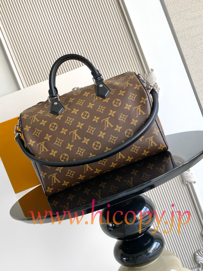 ルイ?ヴィトン Louis Vuitton Speedy Soft 30 Dark M12243 モノグラムコーティングキャンバス ゴシックチェーン付き 2WAY ハンドバッグ