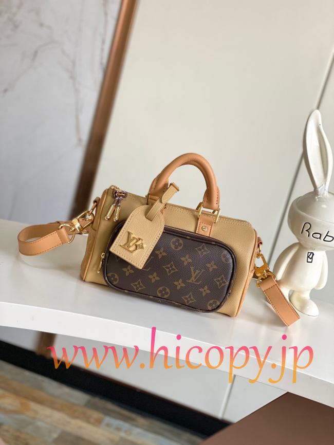 ルイ?ヴィトン Louis Vuitton M12627 Keepall Bandoulière 25 グレインレザー モノグラム外ポケット付き 2WAY ハンドバッグ