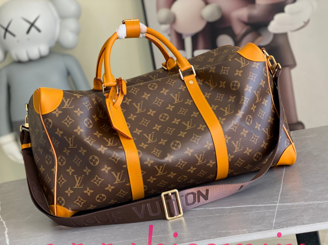 ルイ?ヴィトン Louis Vuitton Keepall Bandoulière 50 M2A572 モノグラムマカッサル トラベルボストンバッグ