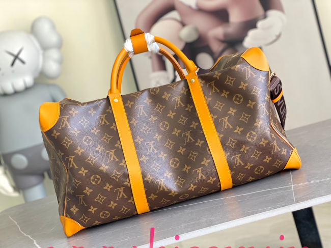ルイ?ヴィトン Louis Vuitton Keepall Bandoulière 50 M2A572 モノグラムマカッサル トラベルボストンバッグ