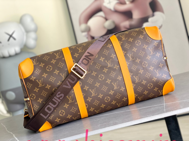 ルイ?ヴィトン Louis Vuitton Keepall Bandoulière 50 M2A572 モノグラムマカッサル トラベルボストンバッグ