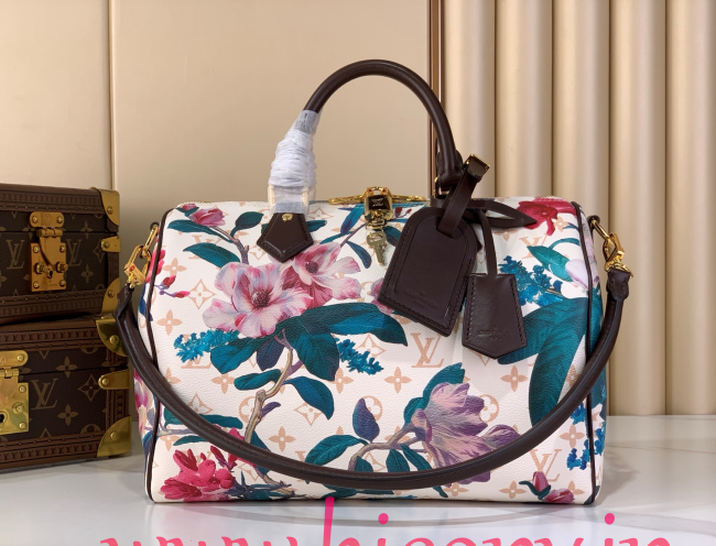 ルイ?ヴィトン Louis Vuitton Speedy 30 Soft M29066 モノグラムエデン フラワープリント 2WAY ハンドバッグ