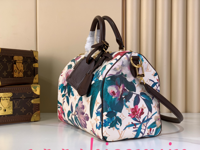 ルイ?ヴィトン Louis Vuitton Speedy 30 Soft M29066 モノグラムエデン フラワープリント 2WAY ハンドバッグ