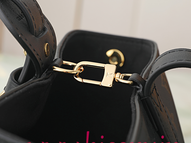ルイ?ヴィトン Louis Vuitton All In BB M3A156 モノグラムインク ブラックシルクプリント バケットバッグ