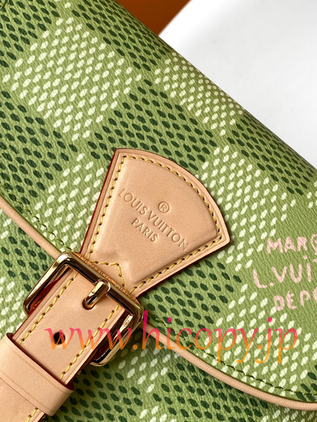 ルイ?ヴィトン Louis Vuitton Montsouris スモールサイズ メッセンジャーバッグ 品番 47060 グリーン市松模様