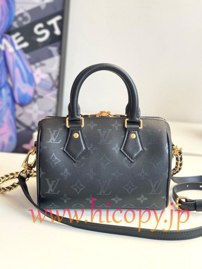 ルイ?ヴィトン Louis Vuitton Speedy Bandoulière 20 M3A079 モノグラムインク ミニボストンバッグ