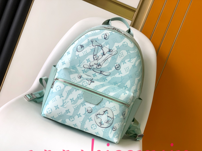 ルイ?ヴィトン Louis Vuitton Discovery バックパック M22519 滴水グリーン モノグラムアクアガーデン