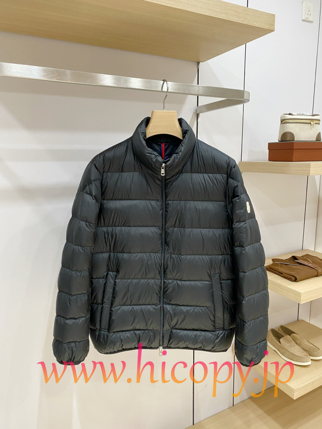 Moncler Rodez スタンドカラー ダウンジャケット メンズ 2026 新作 ブラック hicopymn001