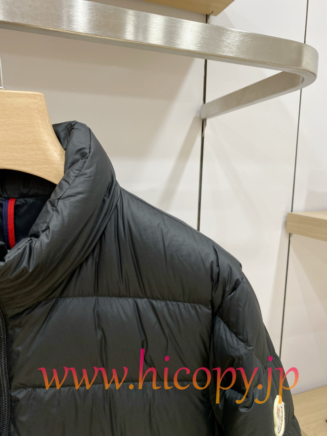 Moncler Rodez スタンドカラー ダウンジャケット メンズ 2026 新作 ブラック hicopymn001