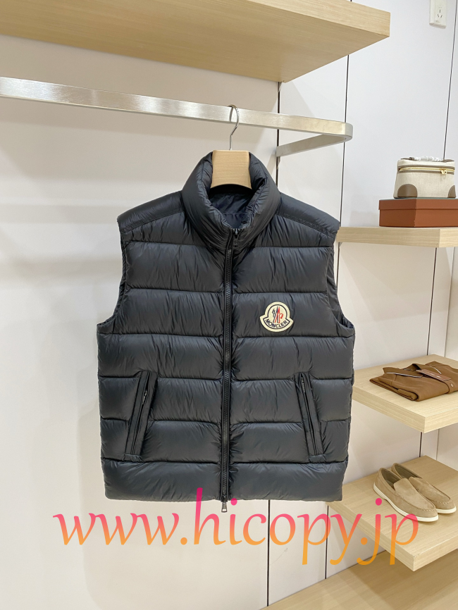 2026 秋冬新作 Moncler Contrin メンズ ダウンベスト ブラック hicopymn003
