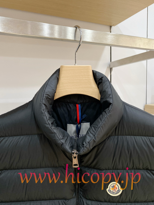 モンクレール Moncler 新作 ハイネックダウンベスト ブラック 男女兼用 hicopymn017