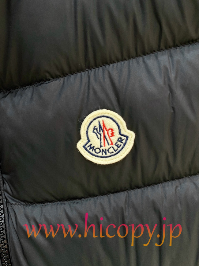 モンクレール Moncler 新作 ハイネックダウンベスト ブラック 男女兼用 hicopymn017