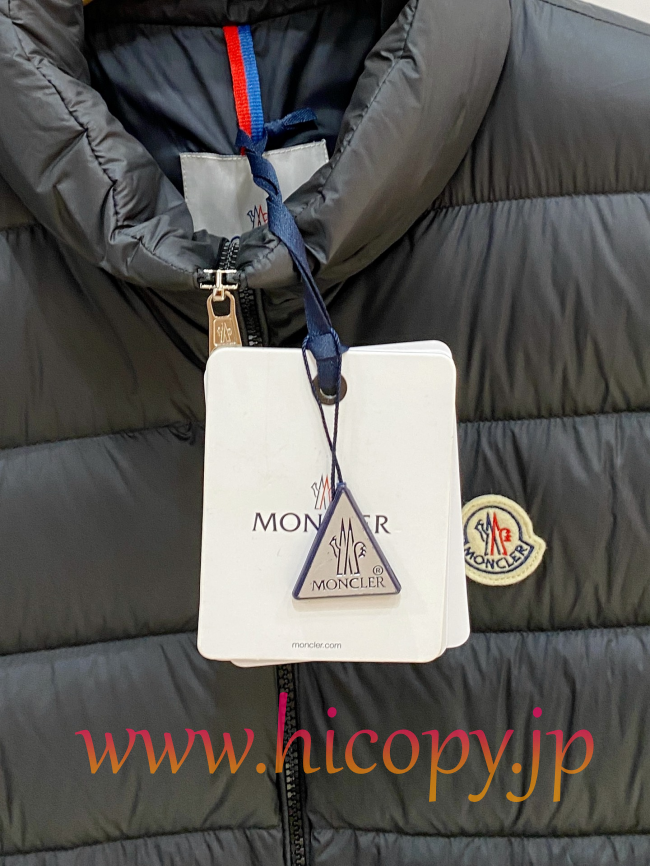 モンクレール Moncler 新作 ハイネックダウンベスト ブラック 男女兼用 hicopymn017
