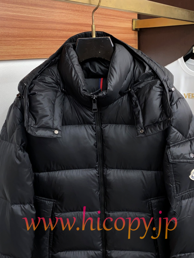 モンクレール Moncler 2026 秋冬新作 マヤ フード付きダウンジャケット ブラック 男女兼用 hicopymn025