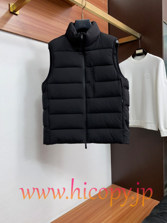 モンクレール Moncler 秋冬 メンズダウンベスト ブラック 男女兼用 hicopymn026